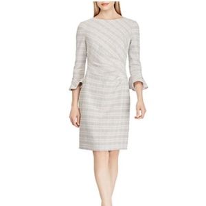 Ralph Lauren Gray Striped Dress
